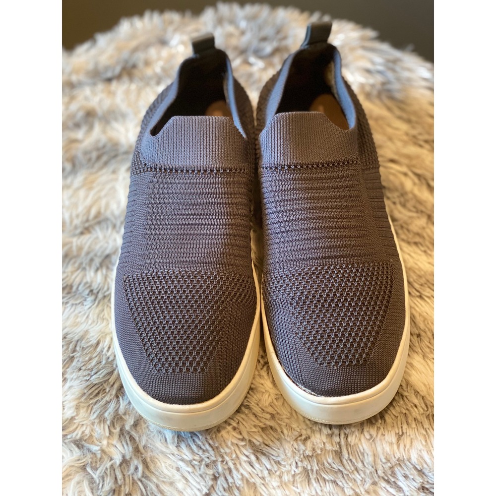 Steve Madden Women's Gray Knit‎ Slip On Casual Comfort Sneakers Shoes